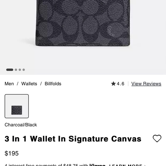 Men’s Coach wallet - Picture 6 of 6